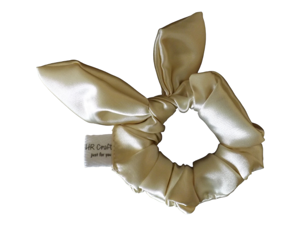 Small Satin Bow Scrunchie